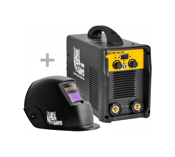 Сварочный инвертор БАРС Profi ARC-217 D + маска МС 107 СВ000016412