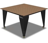 Слесарно-сборочный стол FERROX SMS8 1400x1400мм RED (d16), 62048