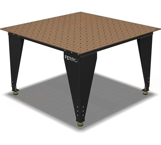 Слесарно-сборочный стол FERROX SMS8 1400x1400мм RED (d16), 62048 1