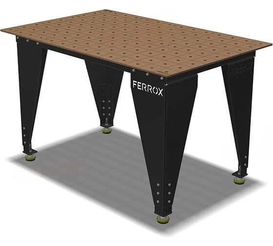 Слесарно-сборочный стол FERROX SMS8 900x1400мм RED (d16), 57219 1