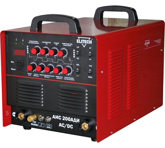Сварочный инвертор Elitech АИС 200АДИ-AC/DC