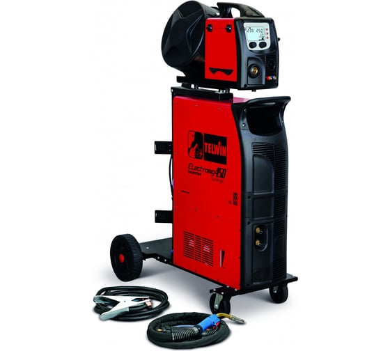 Сварочный инвертор Telwin ELECTROMIG 450 SYNERGIC Aква 816092