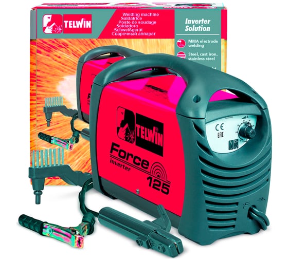 Сварочный аппарат Telwin FORCE 125 ACD CARDBOARD CARRY CASE 815872 1