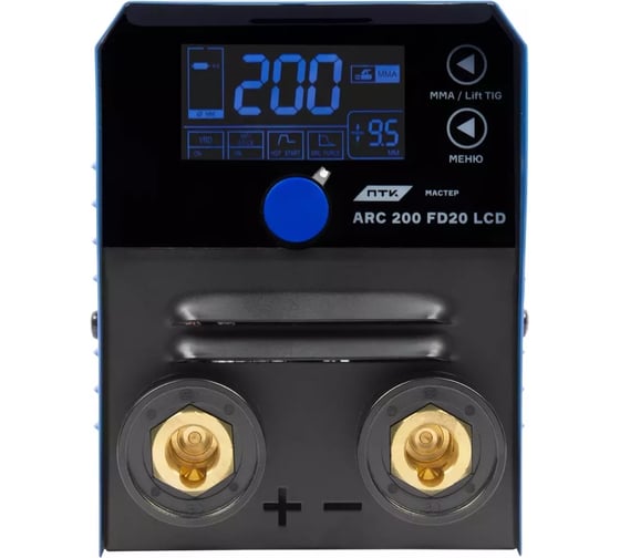 Аппарат ручной дуговой сварки ПТК МАСТЕР ARC 200 FD20 LCD 00000042036
