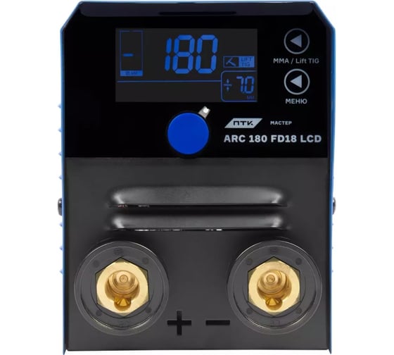 Аппарат ручной дуговой сварки ПТК МАСТЕР ARC 180 FD18 LCD 00000042035
