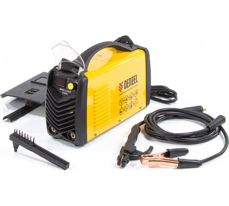 Аппарат инвертор дуговой сварки 220 А, ПВР DENZEL ММА-220ID 94348
