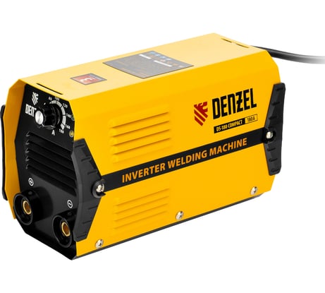 Аппарат инвертор дуговой сварки 180 А, ПВ DENZEL DS-180 Compact 94372