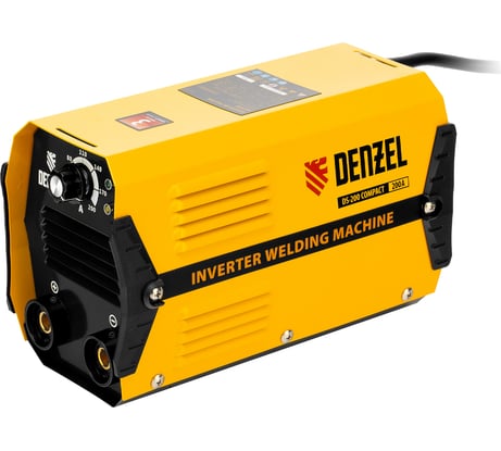 Аппарат инвертор дуговой сварки 200 А, ПВ DENZEL DS-200 Compact 94373