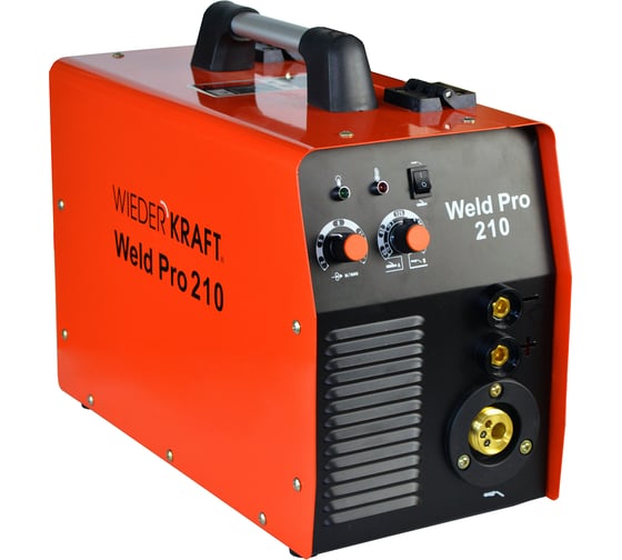 Сварочный инверторный полуавтомат MIG/MAG/MMA WIEDERKRAFT Weld Pro 210 1