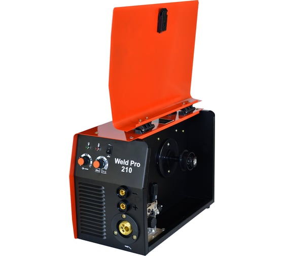 Сварочный инверторный полуавтомат MIG/MAG/MMA WIEDERKRAFT Weld Pro 210