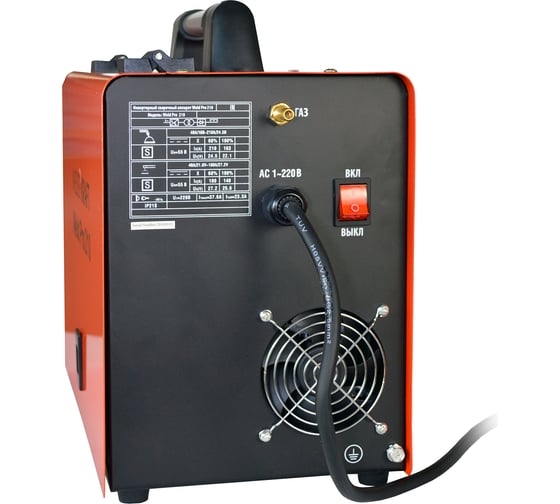 Сварочный инверторный полуавтомат MIG/MAG/MMA WIEDERKRAFT Weld Pro 210