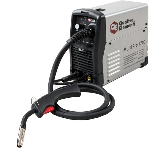 Аппарат полуавтоматической сварки, инвертор Multi Pro 1700 165A QUATTRO ELEMENTI 790-052