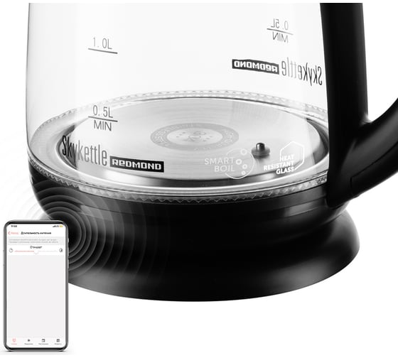 Чайник Redmond SkyKettle черный RK-G233S