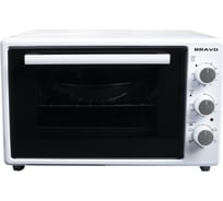 Электрическая печь BRAVO fo-381w 38 литров, белая, конвекция УТ000014814