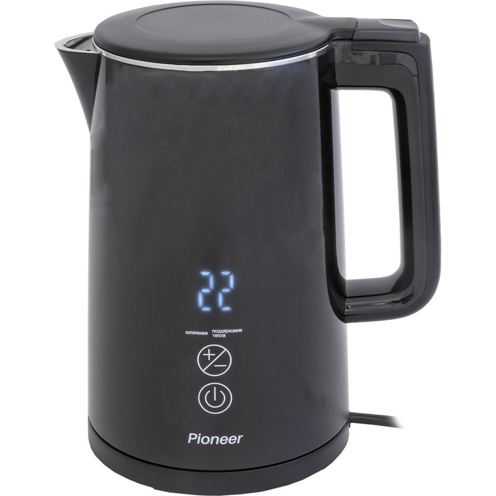 Электрический чайник Pioneer KE577M black - выгодная цена, отзывы ...