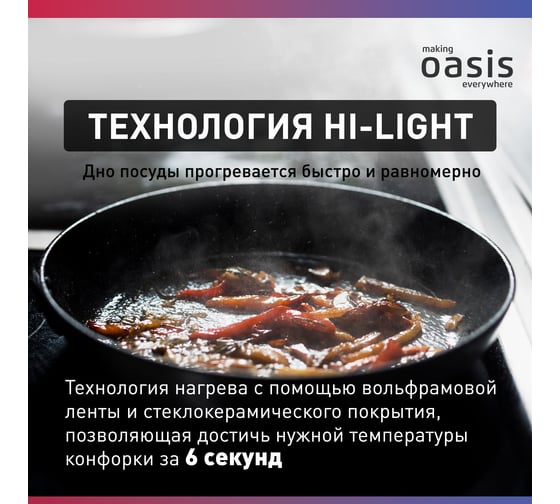 Электрическая варочная панель OASIS P-SB