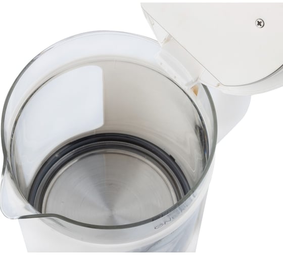 Чайник ENERGY e-256 1.5 л, стекло, белый 164151