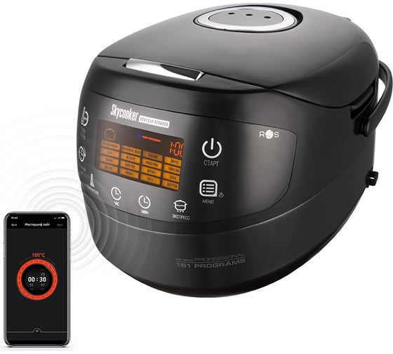 Мультиварка Redmond skycooker черный RMC-M903S