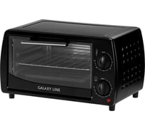 Мини-печь Galaxy Line gl 2626 черный 1000 вт, объем 10 л 7022026262