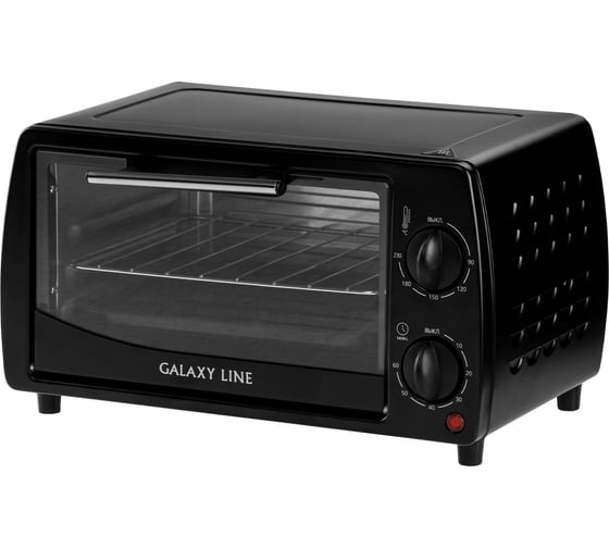 Мини-печь Galaxy Line gl 2626 черный 1000 вт, объем 10 л 7022026262 1