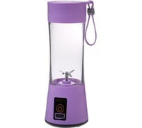 Блендер LUAZON LBR-01, портативный, 24 Вт, 380 мл, USB, фиолетовый 5035569