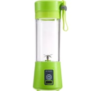 Блендер LUAZON LBR-01, портативный, 24 Вт, 380 мл, USB, зеленый 5035570