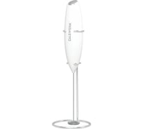 Электрический капучинатор/вспениватель молока DASWERK на подставке SOFT touch, белый 456178