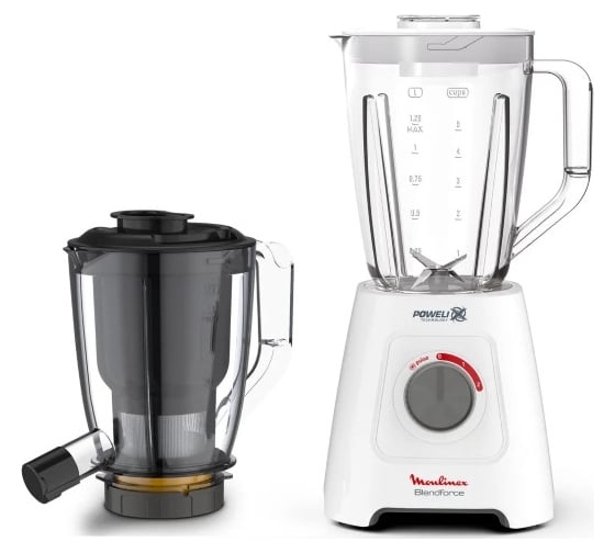 Стационарный блендер MOULINEX Blendforce 600 Вт белый LM42Q110