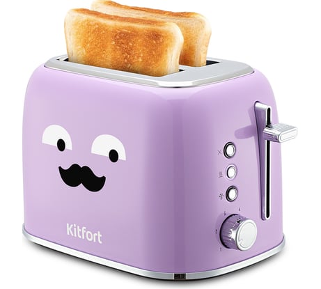 Тостер Kitfort лавандовый КТ-6218-3