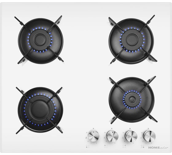 Газовая варочная панель HOMSair HGG641EWH 1