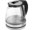 Чайник Homestar hs-1052 1.2 л, стекло, пластик, черный 106462 2
