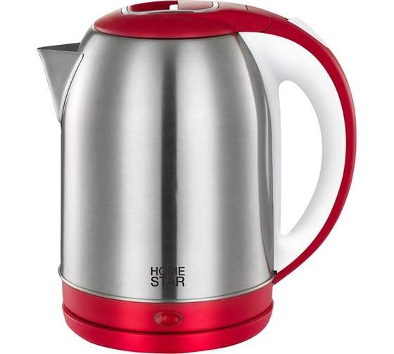 Чайник Homestar hs-1054 2.3 л, стальной, красный 106466 1