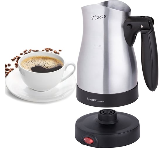Кофеварка-турка FIRST Black 5450-1 800 Вт, 0.35 л, складная ручка FA-5450-1 1