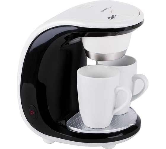 Кофеварка FIRST 5453-2 White/black 450 Вт, 2 чашки FA-5453-2