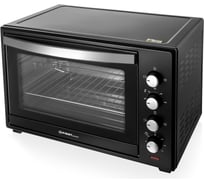 Электропечь FIRST 5047 Black 60 л, 2200 Вт, 100-230 C, таймер 60 мин, гриль, конвекция FA-5047
