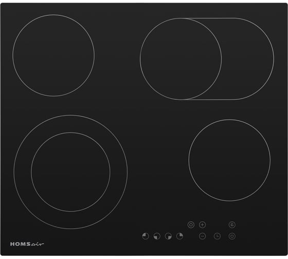 Электрическая варочная панель HOMSair HV64SMDBK 1