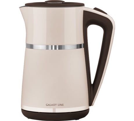 Электрический чайник Galaxy Line GL0339 бежевый, 2200 Вт, объем 1,7 л 7010103397