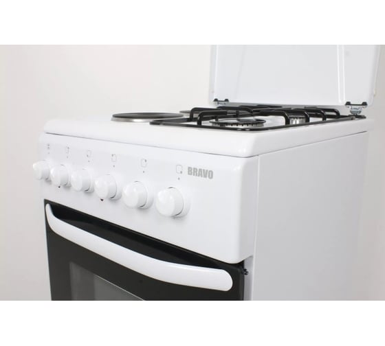 Газоэлектрическая плита BRAVO fo-e5622w белый УТ000003322