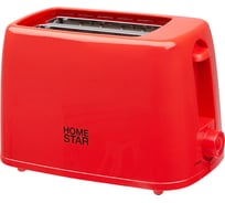 Тостер Homestar HS-1015 красный, 650 Вт 106192