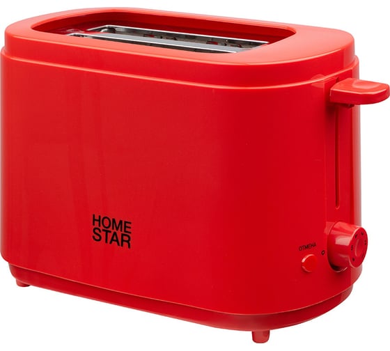 Тостер Homestar HS-1050 красный, 750 Вт 106194 1