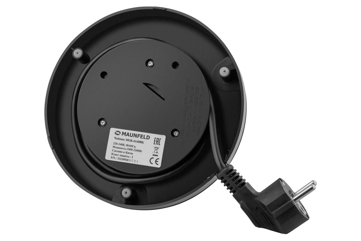 Чайник MAUNFELD MGK-616DBK - выгодная цена, отзывы, характеристики ...