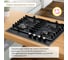 Газовая варочная поверхность SImfer газ-контроль, wok конфорка, чугунные решетки, серое стекло H60H41G570 8
