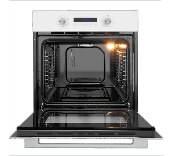 Газовый духовой шкаф с электрическим грилем MAUNFELD MOGM703W