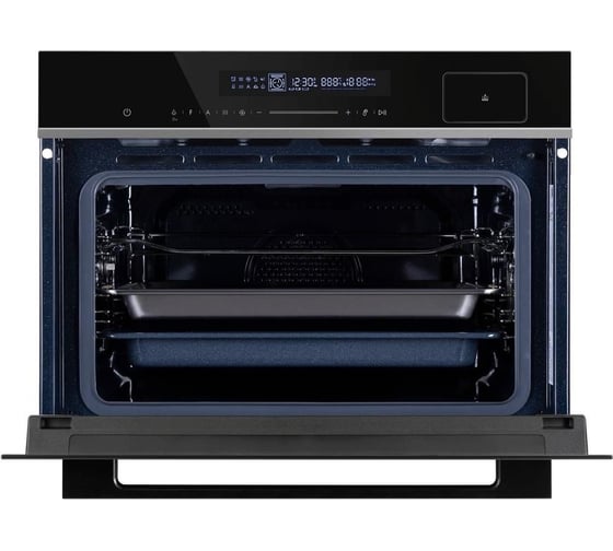 Электрический духовой шкаф с паром MAUNFELD MCMO5016STGB