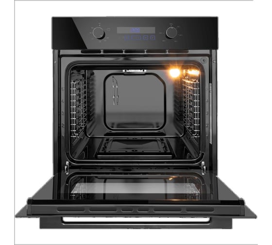 Газовый духовой шкаф с электрическим грилем MAUNFELD MOGM703B2