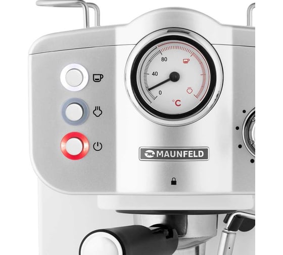 Кофемашина рожкового типа MAUNFELD MF-735WH PRO