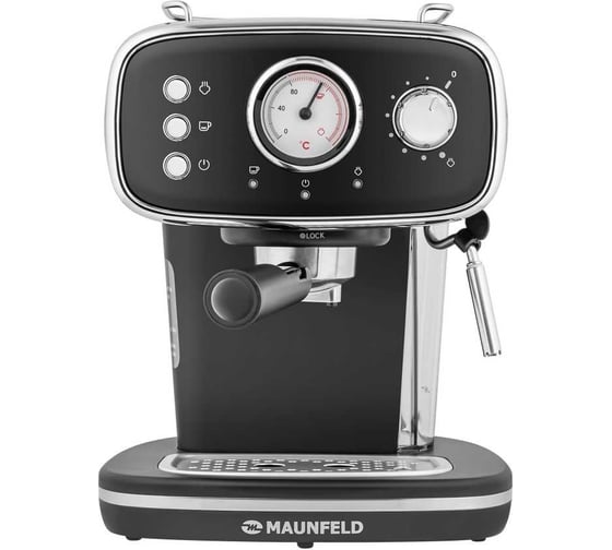 Кофемашина рожкового типа MAUNFELD MF-736BK