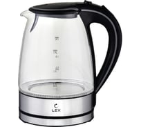 Электрический чайник LEX Lx 3004-1, черный LX3004-1