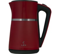Электрический чайник LEX Lxk 30020-3, красный LXK30020-3