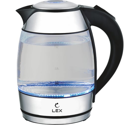 Электрический чайник LEX Lx 3006-1, черный LX3006-1